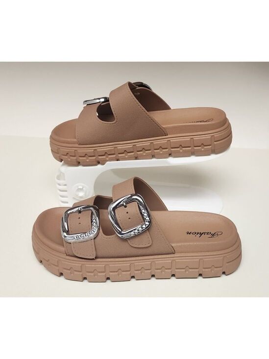 Unbranded Shoes - Womens Fashion Lightweight Eva Sandals Size US 8 Color Tan